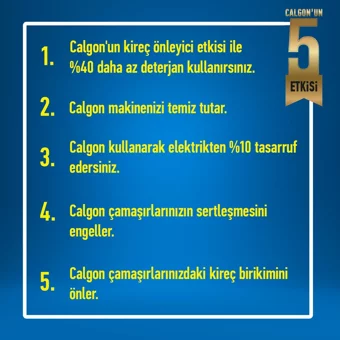 Calgon 2'si 1 Arada Kireç Önleyici