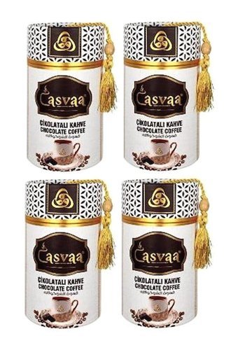 Casvaa Cofffee Çikolatalı Orta Kavrulmuş Türk Kahvesi 4x250 gr