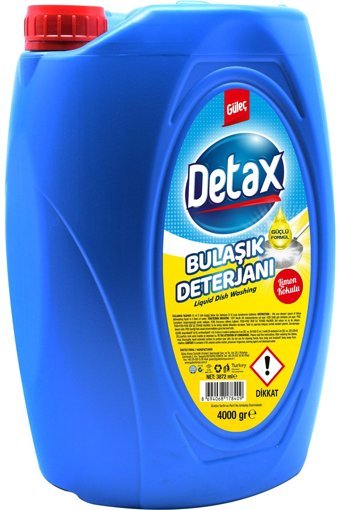 Detax Limon Kokulu El Bulaşık Deterjanı 4 lt