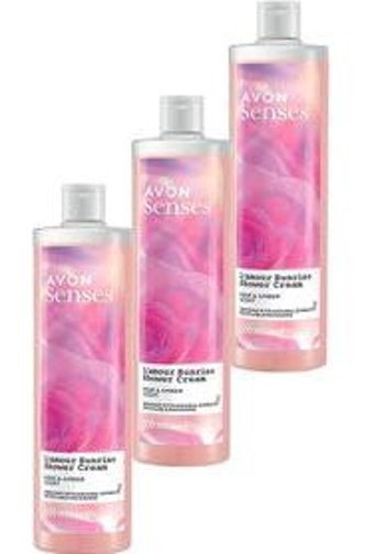 Avon Amber Gül Duş Jeli 3x500 ml