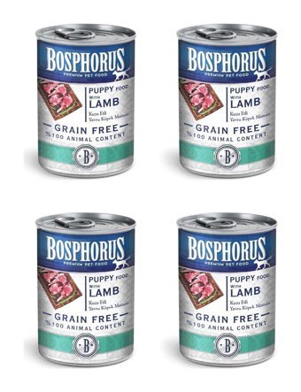 Bosphours Grain Free Kuzu Etli Yetişkin Yaş Köpek Maması 415 gr 4'lü