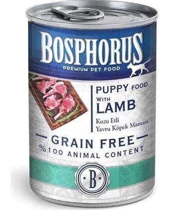 Bosphours Grain Free Kuzu Etli Yetişkin Yaş Köpek Maması 415 gr 4'lü