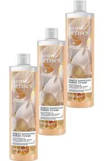 Avon Beyaz Şeftalili Vanilyalı Duş Jeli 3x500 ml