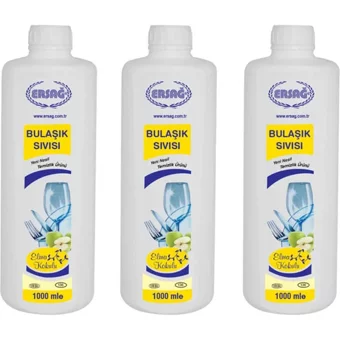 Ersağ Elma Kokulu El Bulaşık Deterjanı 3x1 lt