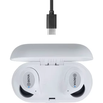 Boya By-Ap1 Kulak İçi Kablosuz Bluetooth Kulaklık Beyaz