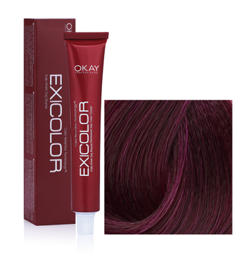 Exicolor 4.20 Patlıcan Moru Krem Saç Boyası 2x60 ml