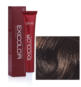 Exicolor 4.70 Yoğun Kakao - Kahve Krem Saç Boyası 2x60 ml