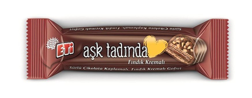 Eti Aşk Tadında Fındık Kremalı Gofret 37 gr