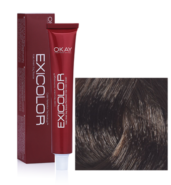 Exicolor 5.71 Küllü Kahve Krem Saç Boyası 2x60 ml