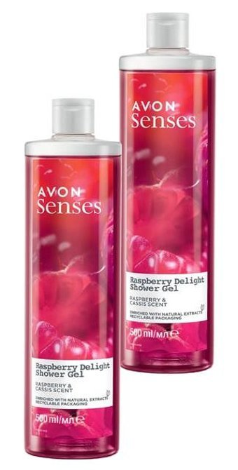 Avon Frambuaz Frenk Üzümü Duş Jeli 2x500 ml