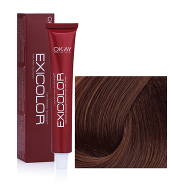 Exicolor 6 Koyu Kumral Krem Saç Boyası 2x60 ml