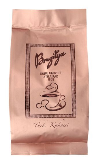 Brezilya Sade Orta Kavrulmuş Türk Kahvesi 250 gr