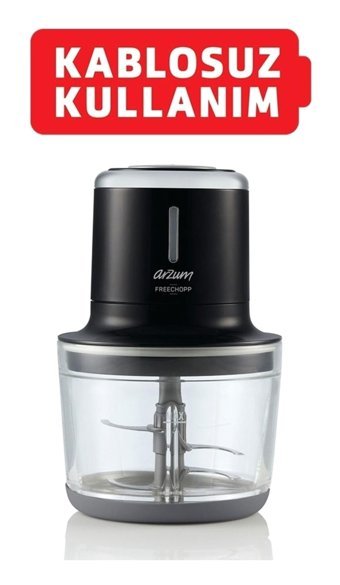 Arzum Ar1128 Freechopp 200 W Rondo Doğrayıcı Siyah