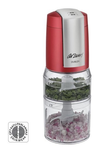 Arzum AR189 Dublex 500 W Rondo Doğrayıcı Kırmızı