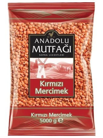 Anadolu Mutfağı Kırmızı Mercimek 5 kg
