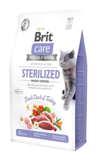 Brit Care Ördekli Kuru Kedi Maması 7 kg