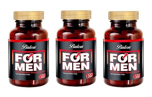 Balen For Men Yetişkin Bitki Karışımı 3x120 Adet