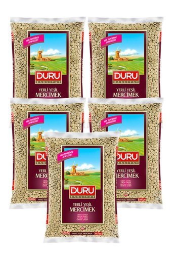 Duru Yeşil Mercimek 5x1 kg