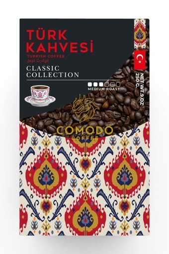 Comodo Coffee Sade Orta Kavrulmuş Türk Kahvesi 250 gr
