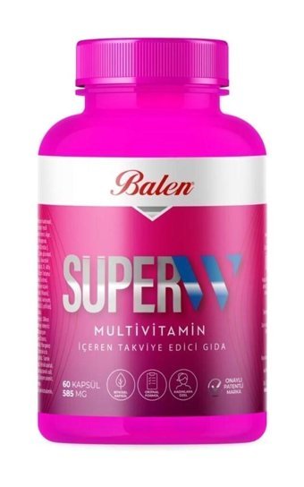Balen Süper-W Yetişkin Multivitamin 60 Adet