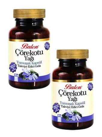 Balen Yetişkin Çörekotu Yağı 2x80 Adet