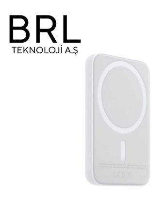 BRL 5000 mAh Hızlı Şarj Powerbank Beyaz
