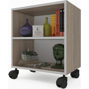 Kenz Life Beril 2 Bölmeli 2 Raflı Suntalam 48 cm Bej Kitaplık