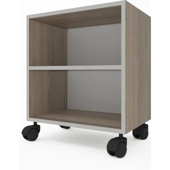 Kenz Life Beril 2 Bölmeli 2 Raflı Suntalam 48 cm Bej Kitaplık