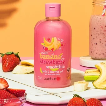 Bubble T Çilek Muz Duş Jeli 500 ml
