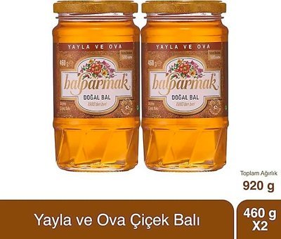 Balparmak Süzme Çiçek Balı 2x460 gr