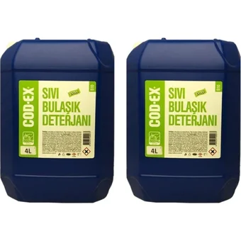 Cod-Ex Limon Kokulu El Bulaşık Deterjanı 2x4 lt