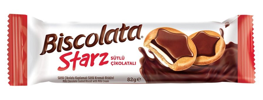 Biscolata Starz Sütlü Çikolatalı Bisküvi 82 gr