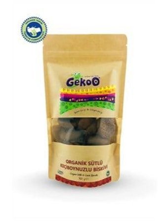 Gekoo Organik Keçiboynuzlu Sütlü Bisküvi 80 gr