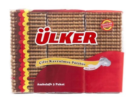 Ülker Pötibör Çifte Kavrulmuş Bisküvi 450 gr