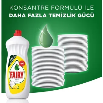 Fairy Limon Kokulu El Bulaşık Deterjanı 9x1.35 lt
