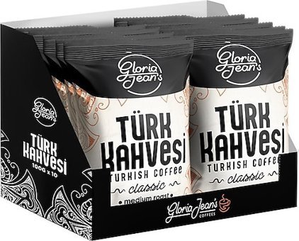 Gloria Jean's Sade Orta Kavrulmuş Türk Kahvesi 10x100 gr