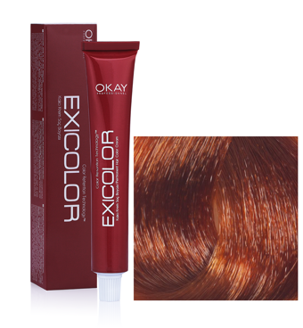 Exicolor 7.4 Kumral Bakır Krem Saç Boyası 2x60 ml