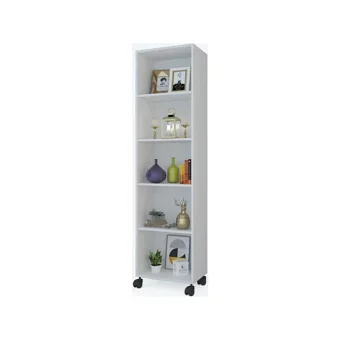 Kenz Life Beril 5 Bölmeli 5 Raflı Suntalam 168 cm Beyaz Kitaplık
