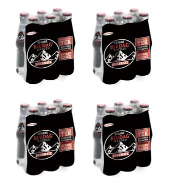 Uludağ Şekersiz Şişe Gazoz 24 Adet 250 ml