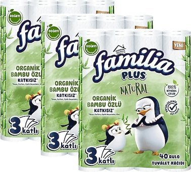 Familia Plus 3 Katlı 120'li Rulo Jumbo Tuvalet Kağıdı