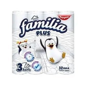 Familia Plus 3 Katlı 24x32'li Rulo Tuvalet Kağıdı