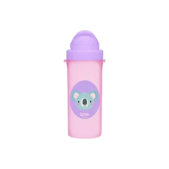 Wee Baby Friends Pipetli Kulpsuz 6+ Ay 300 ml Alıştırma Bardağı Pembe