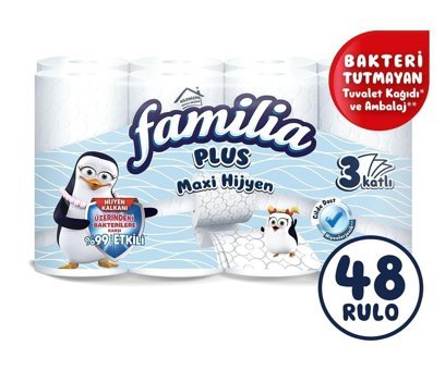Familia Plus Maxi Hijyen 3 Katlı 3x16'lı Rulo Tuvalet Kağıdı