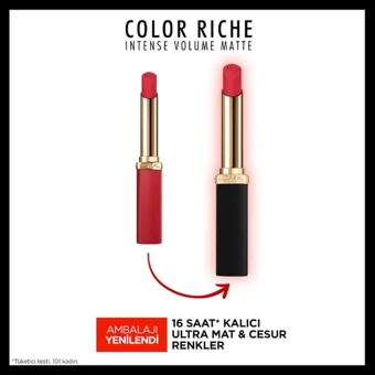 L'Oréal Paris 100 Pink Worth It Kalıcı Mat Krem Lipstick Ruj