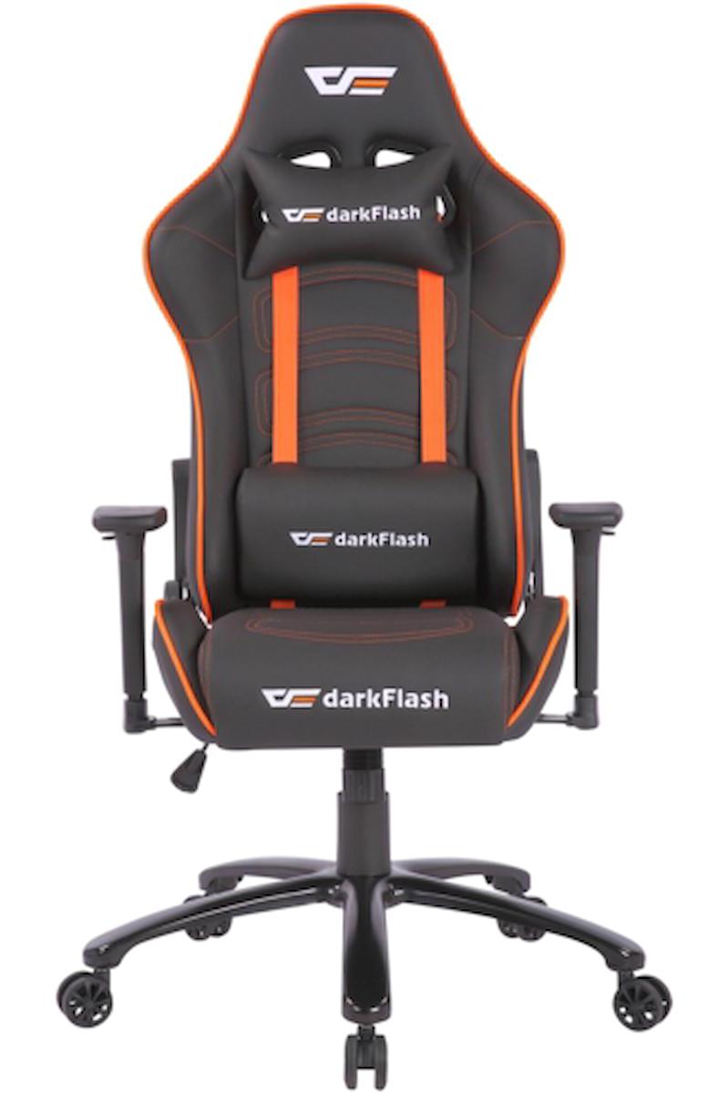 Darkflash RC600 Ortopedik Suni Deri Oyuncu Koltuğu Siyah