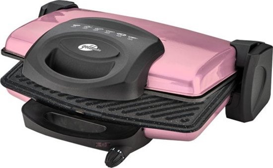 Goldmaster Gurmex 6 Dilim Granit Çıkarılabilir Plaka 1750 W Izgara Pembe Tost Makinesi