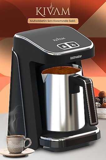 Goldmaster GM990 Pro 1 Hazneli 5 Fincan Közde Kahve Tadında 480 W Türk Kahvesi Makinesi