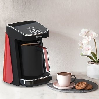 Goldmaster GM8380K Hazneli 5 Fincan Közde Kahve Tadında Kırmızı Türk Kahvesi Makinesi