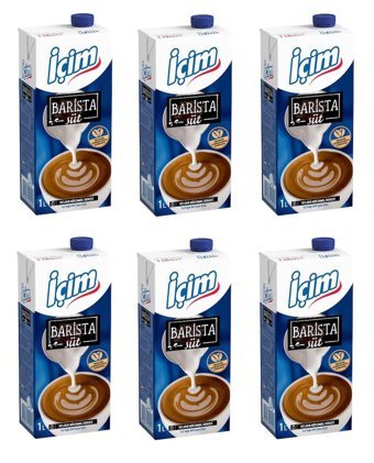 İçim Barista İnek Sütü Laktozlu 6'lı 1 lt