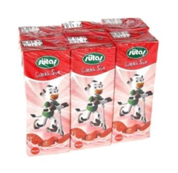 İçim Çilekli İnek Sütü Laktozlu 6'lı 200 ml